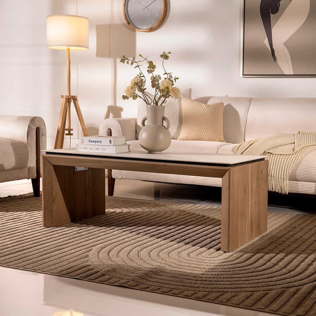Modern Coffee Table with Sintered Stone Top