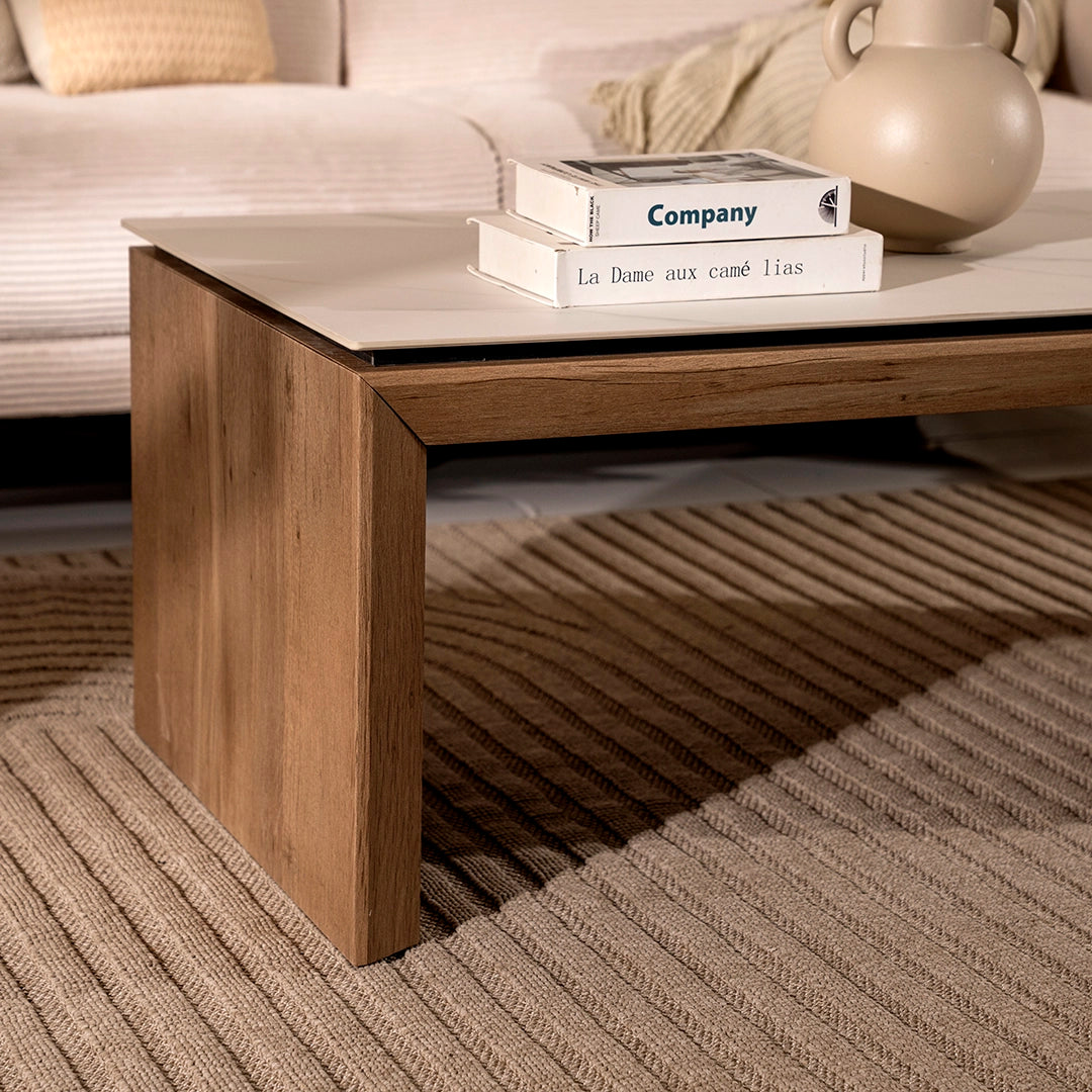 Modern Coffee Table with Sintered Stone Top