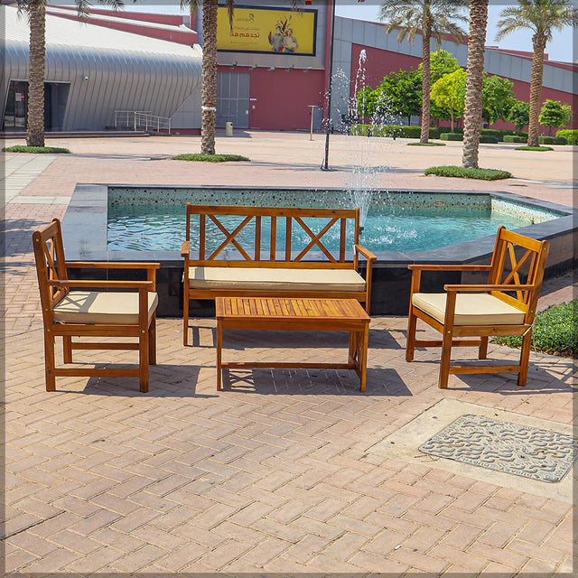 Wooden Sofa Set Outdoor-GCC Home Center