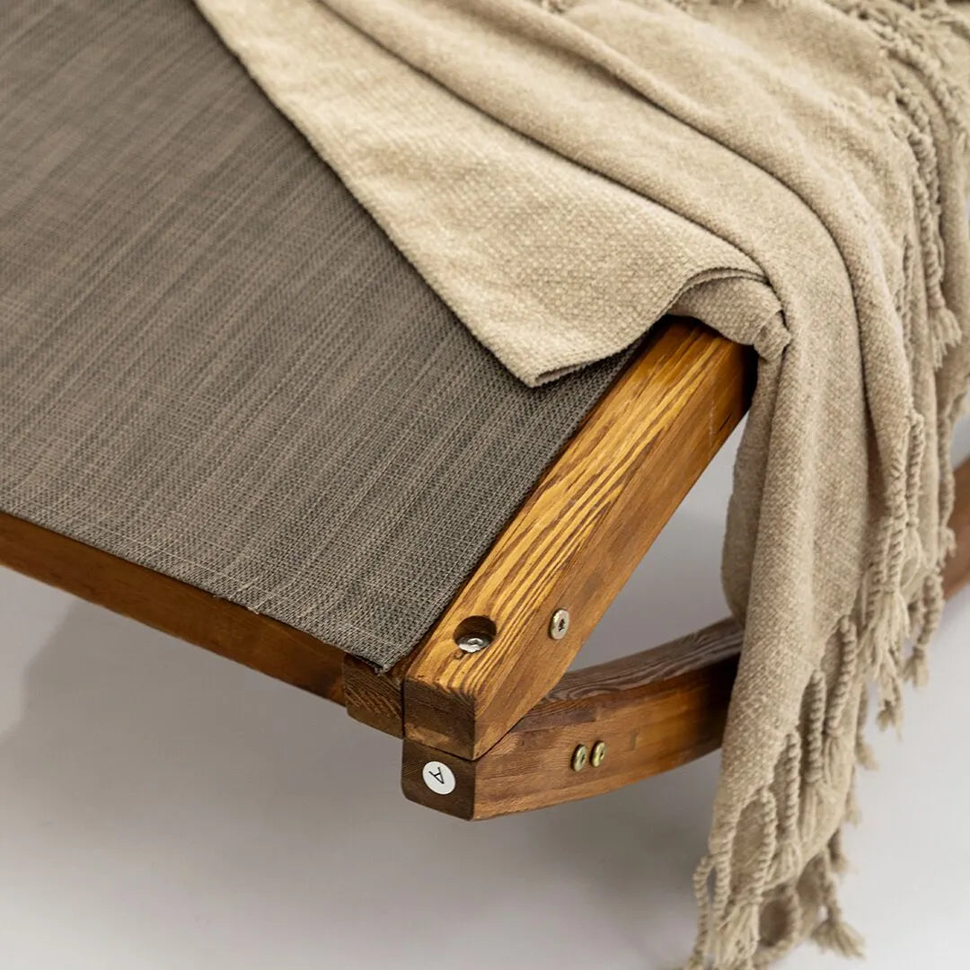 Rocking Sun Lounger – Brown (Homestead Style)