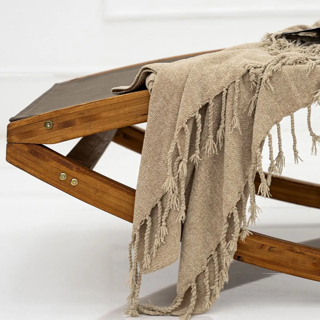 Rocking Sun Lounger – Brown (Homestead Style)