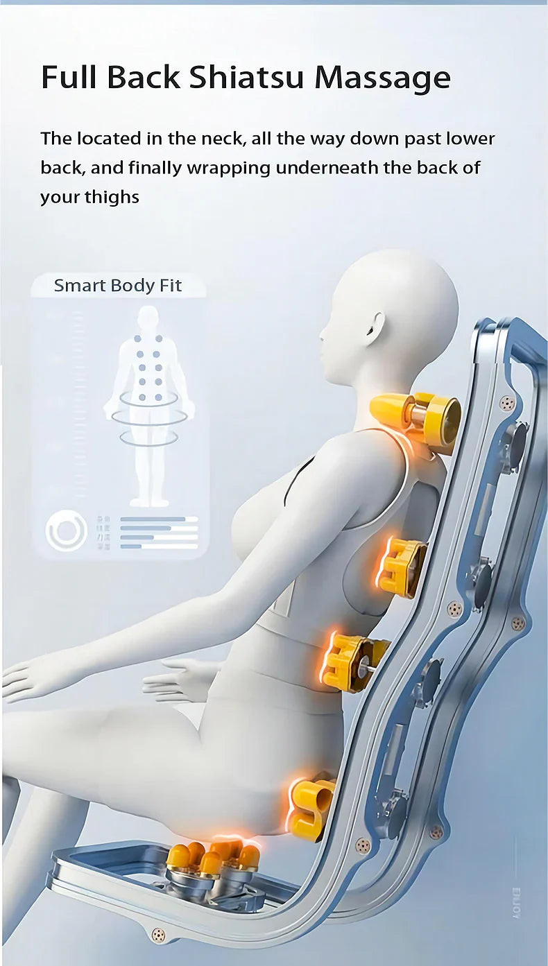 Massage Chair Recliner – Full Body Massage Chair with Zero Gravity, Airbags, Heating & Foot And Bluetooth Speaker