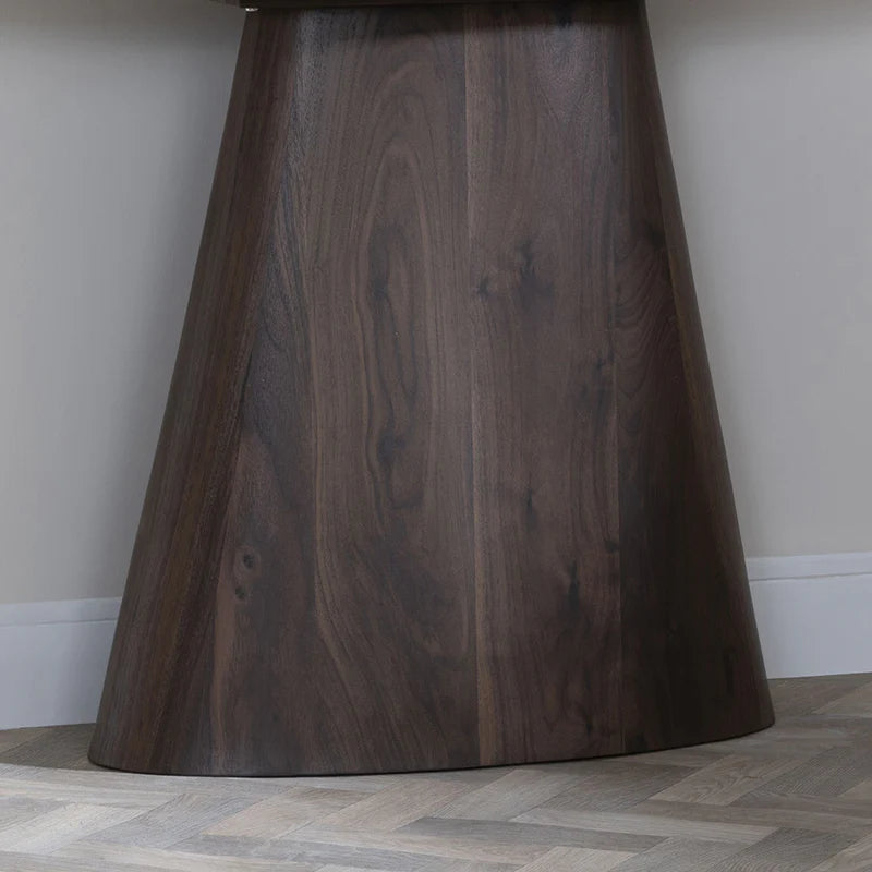 Elegant Oval Console Table With a Modern-Classic Design