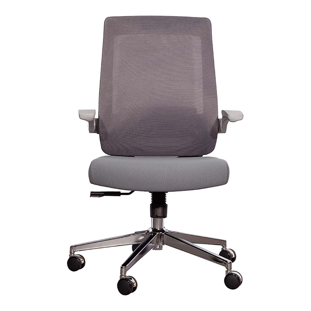 Modern Low Back Office Chair With Adjustable Armrests-GCC Home Center