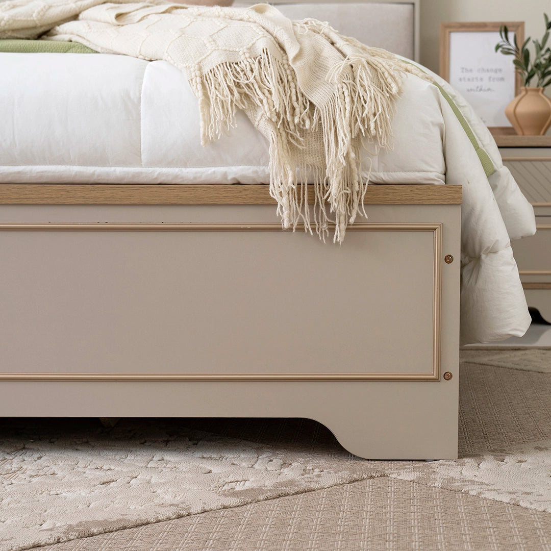 Elegant Queen Bed - 160x200 cm