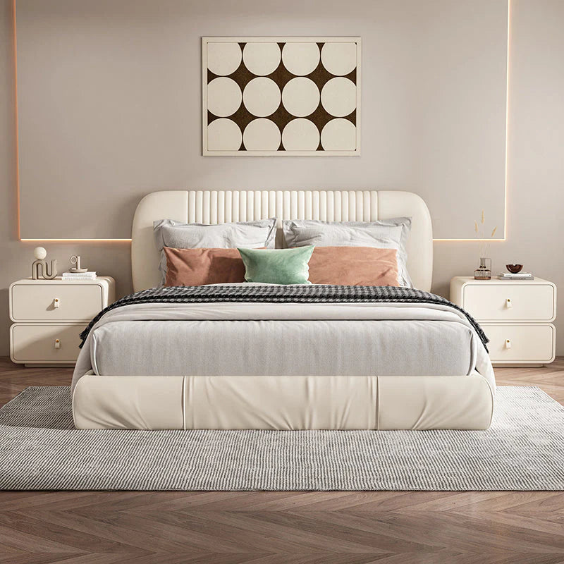 Bedside Table with Two Drawers, Nightstand for Bedroom 50H*45W*40D cm-GCC Home Center