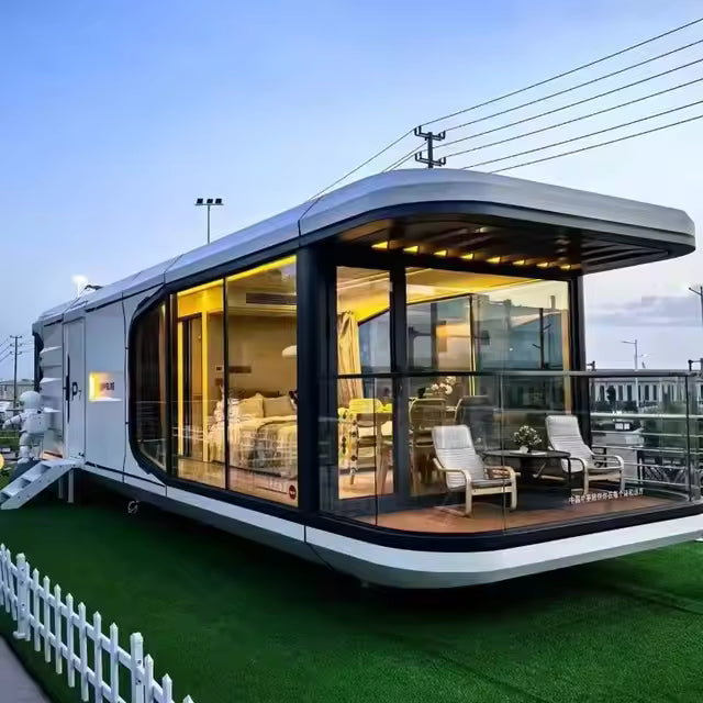 Pre Order Luxury Future Capsule, Container House For Multi-Purpose Use, Modern Prefabricated Living Unit Offering Durable Construction
