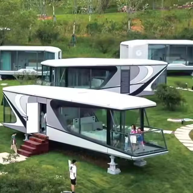 Pre Order Luxury Future Capsule, Container House For Multi-Purpose Use, Modern Prefabricated Living Unit Offering Durable Construction