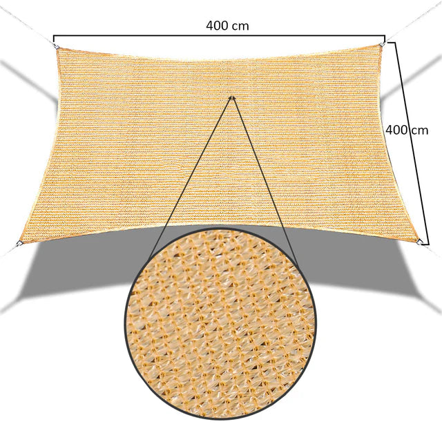 Sails Sunshade 400 cm x 400 cm-GCC Home Center
