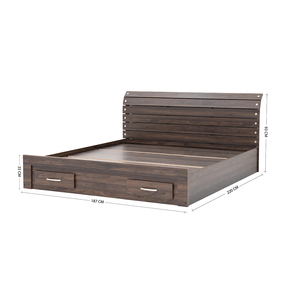 High-Quality Bed with Drawers And Headboard