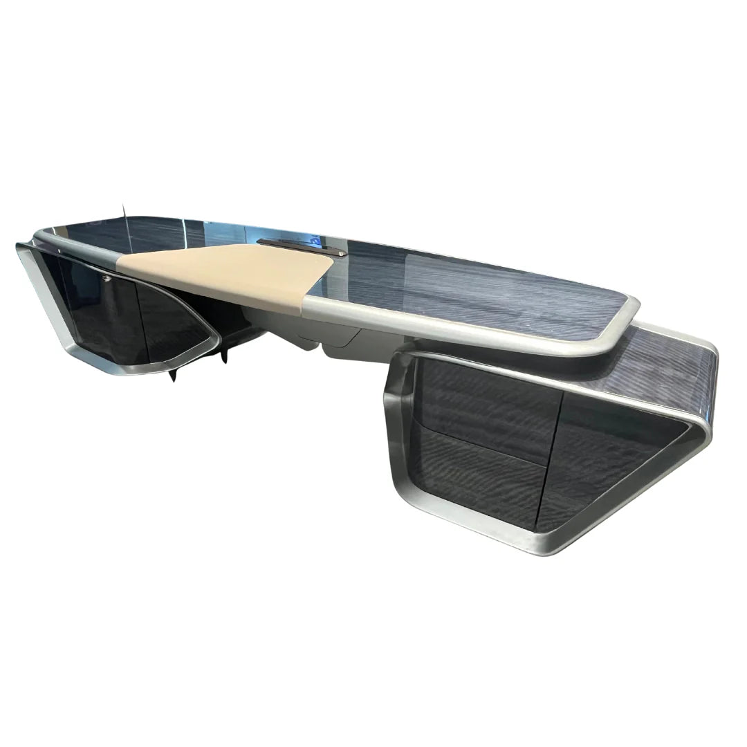 Modern Luxury Executive Desk – High-End Aircraft-Modeling CEO Table (260 × 100 cm)