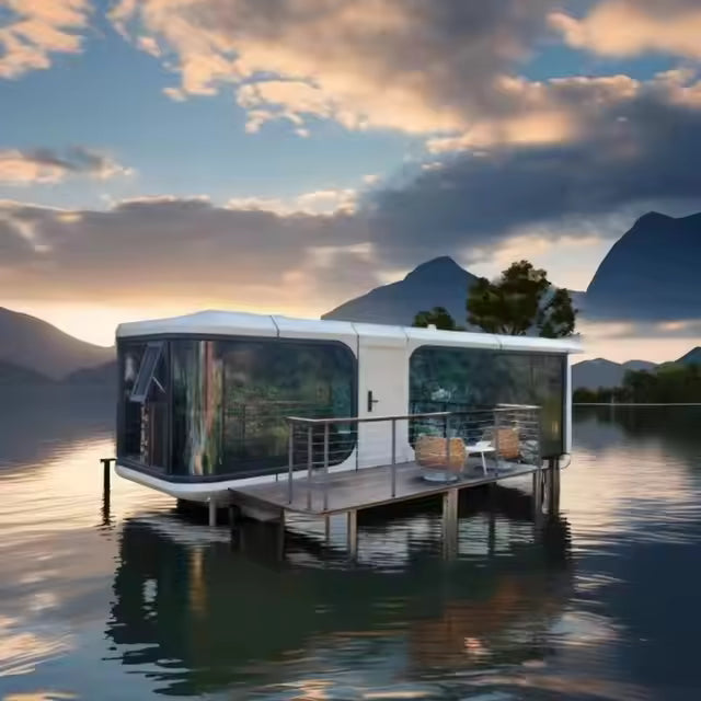 Pre Order Luxury Future Capsule, Container House For Multi-Purpose Use, Modern Prefabricated Living Unit Offering Durable Construction