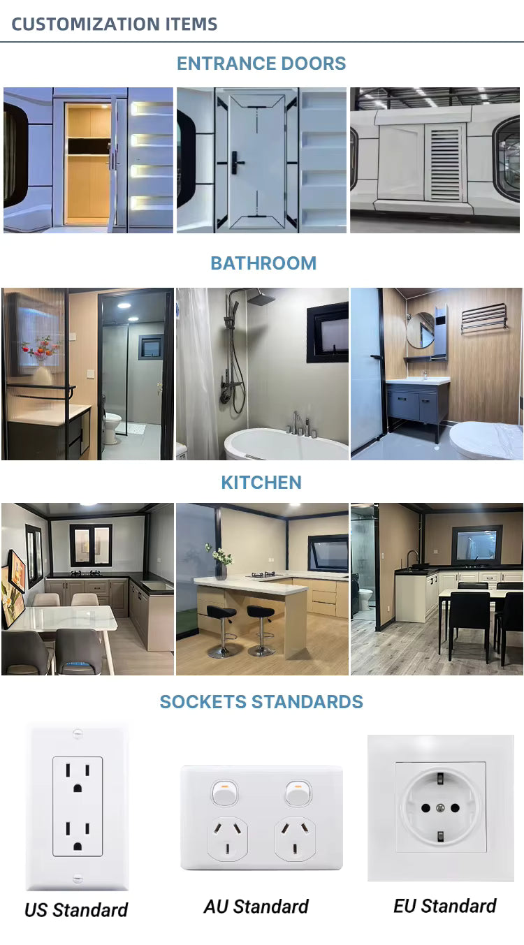 Pre Order Luxury Future Capsule, Container House For Multi-Purpose Use, Modern Prefabricated Living Unit Offering Durable Construction