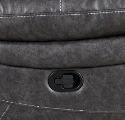 Luxury 5-Seater Sectional Fabric Corner Recliner Sofa with 2 Consoles