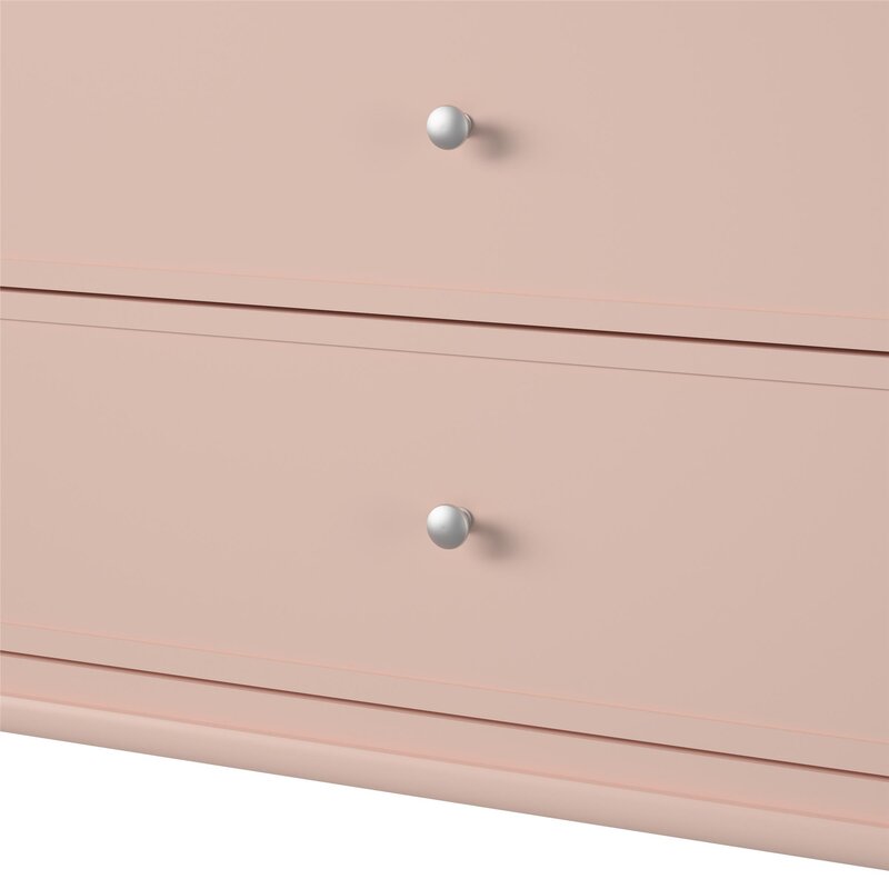 Soderville 6 Drawer Dresser in Pink-GCC Home Center