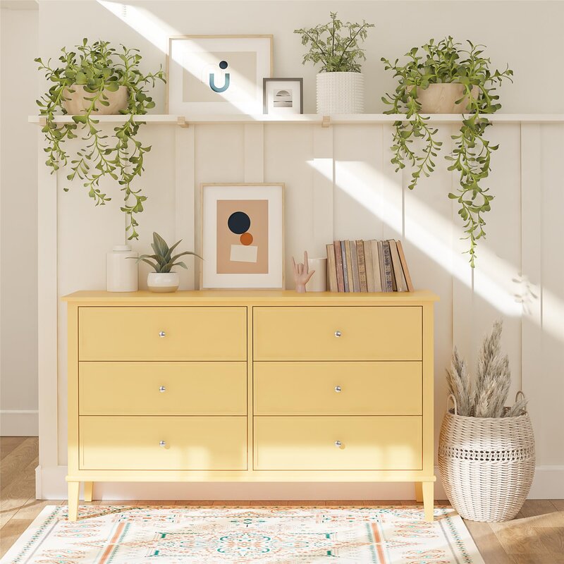 Soderville 6 Drawer Dresser in Grey-GCC Home Center