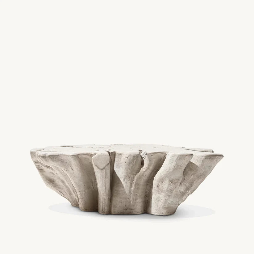 Luxury Natural Teak Root Wood Coffee Table