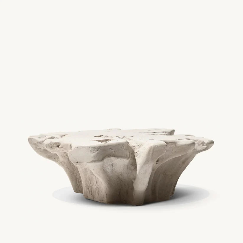 Luxury Natural Teak Root Wood Coffee Table