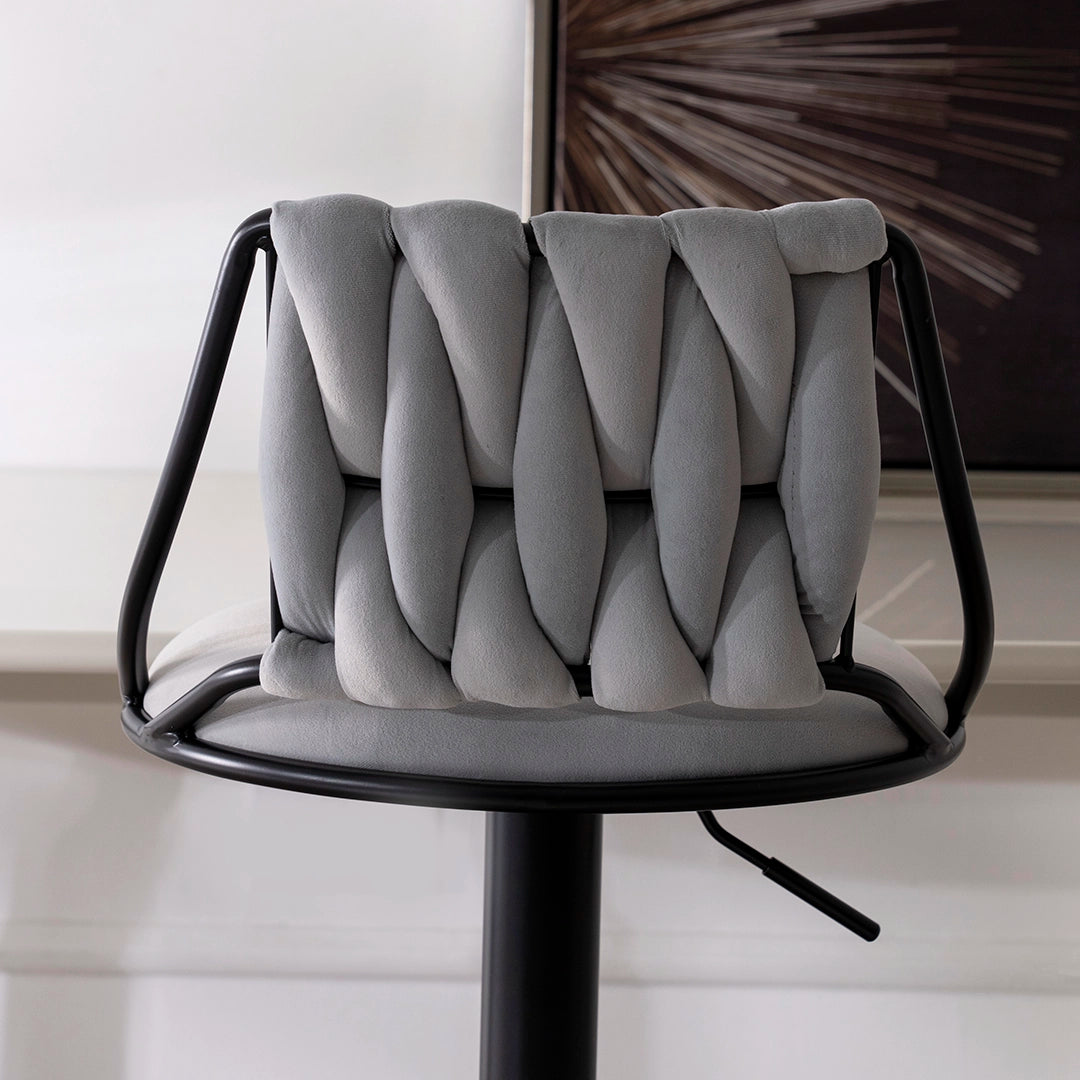 Bar Chair – Modern Velvet Bar Stool