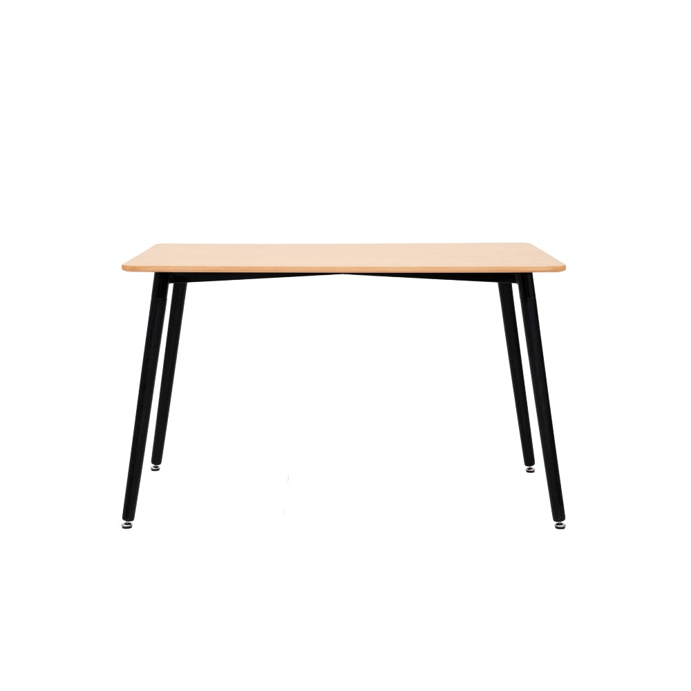 4-Seater Dining Set (Oak & Black)