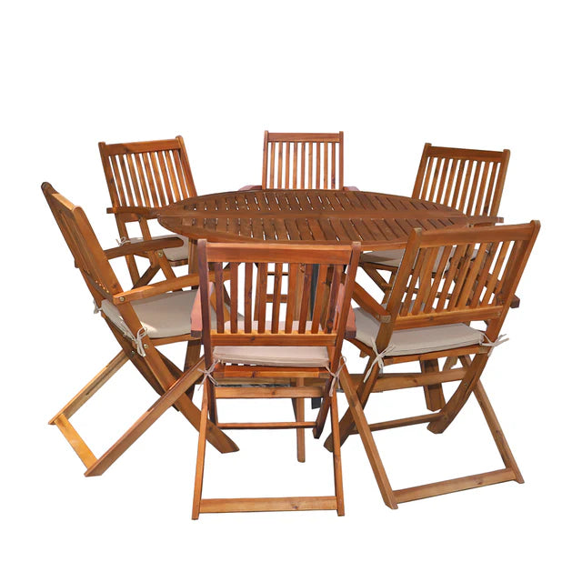 Outdoor Furniture Wooden Set-GCC Home Center
