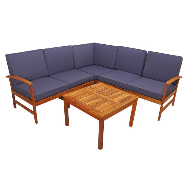 5 Seater Sectional Sofa Set, Outdoor/Indoor Sofa-GCC Home Center