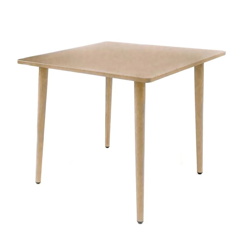 Aluminum Dining Table – Light Brown-GCC Home Center