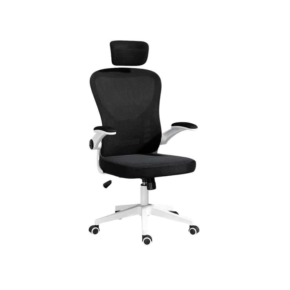 djustable Ergonomic Mesh Office Chair with Lumbar Support & Headrest - Comfortable, Breathable, and Easy to Assemble-GCC Home Center