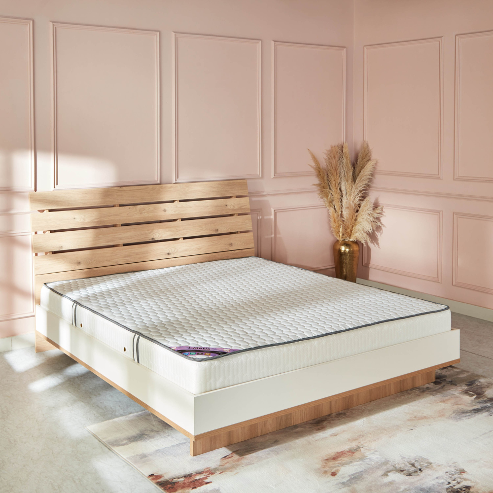 Premium Two-Sided King Mattress with Bonnell Springs & Foam Encasing - 180x200 cm, Medium Firm-GCC Home Center