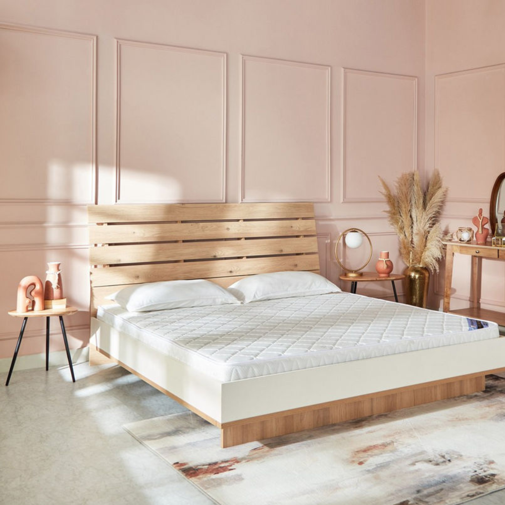 Premium Fabric Mattress - King Size (180x200 cm) | Firm Support for Back Pain Relief-GCC Home Center