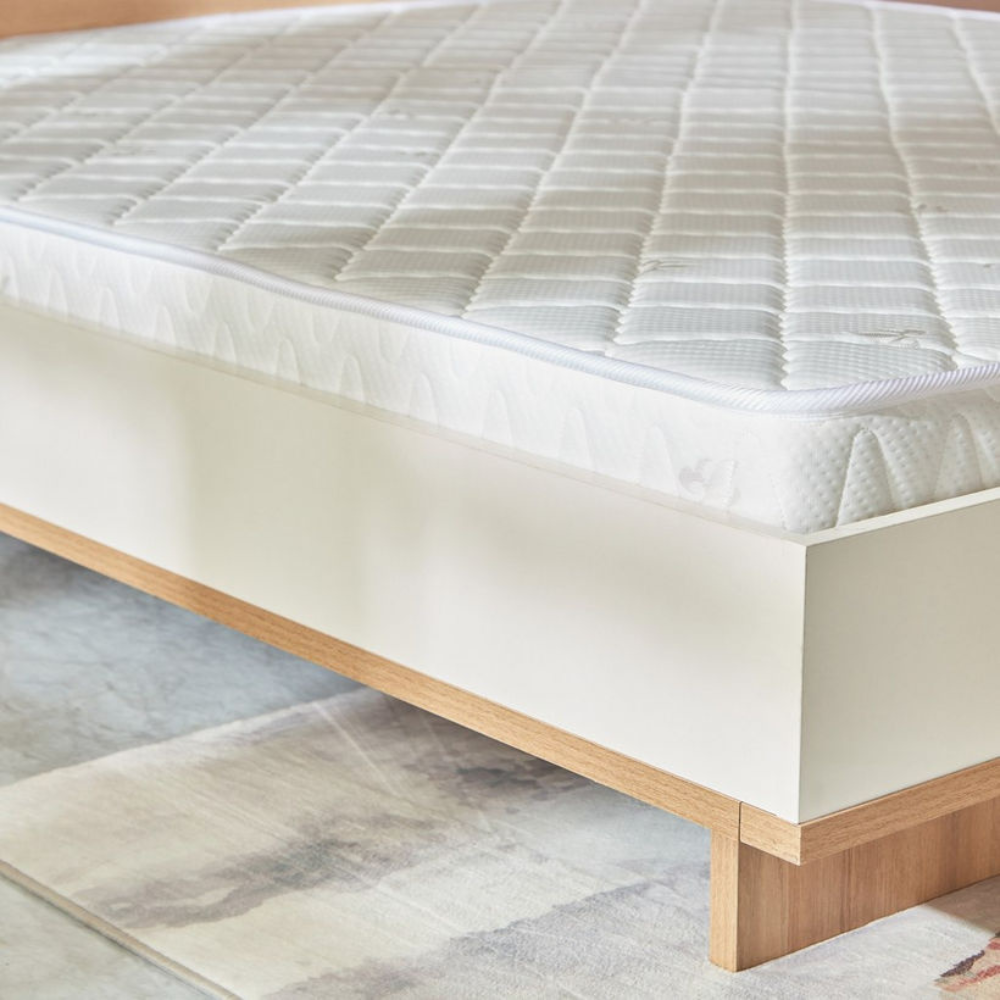 Fabric, Rebonded Foam Core – Single Size (90x200 cm) | Durable & Firm Support for Back Pain Relief-GCC Home Center