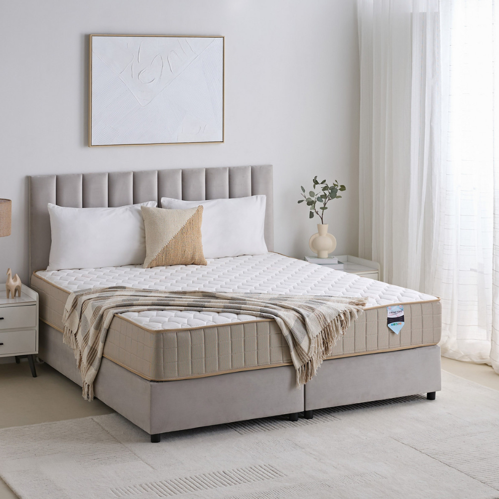 King-Size Mattress - Memory Foam Comfort, Pocket Spring Support, 10-Year Warranty-GCC Home Center