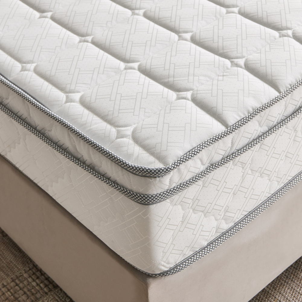 Medium Firm Single Mattress with Bonnell Springs & 7-Year Warranty – 90x200 cm-GCC Home Center
