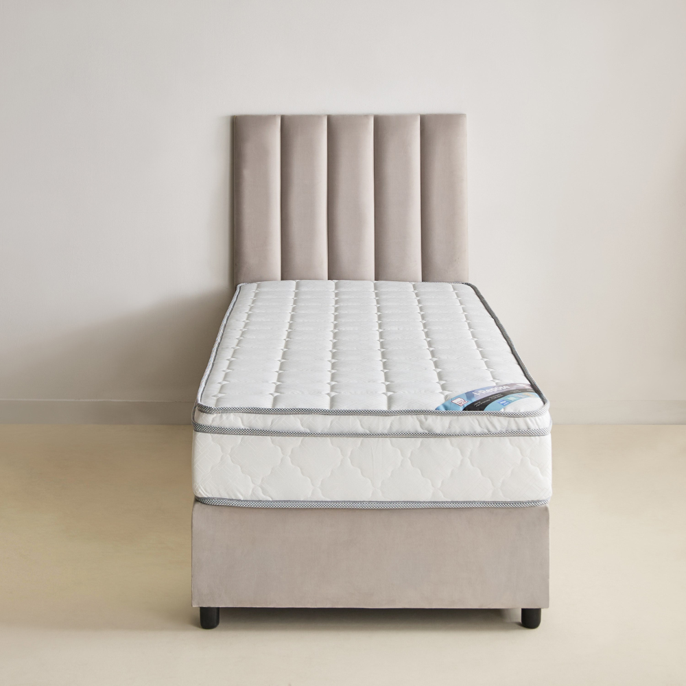 Medium Firm Single Mattress with Bonnell Springs & 7-Year Warranty – 90x200 cm-GCC Home Center
