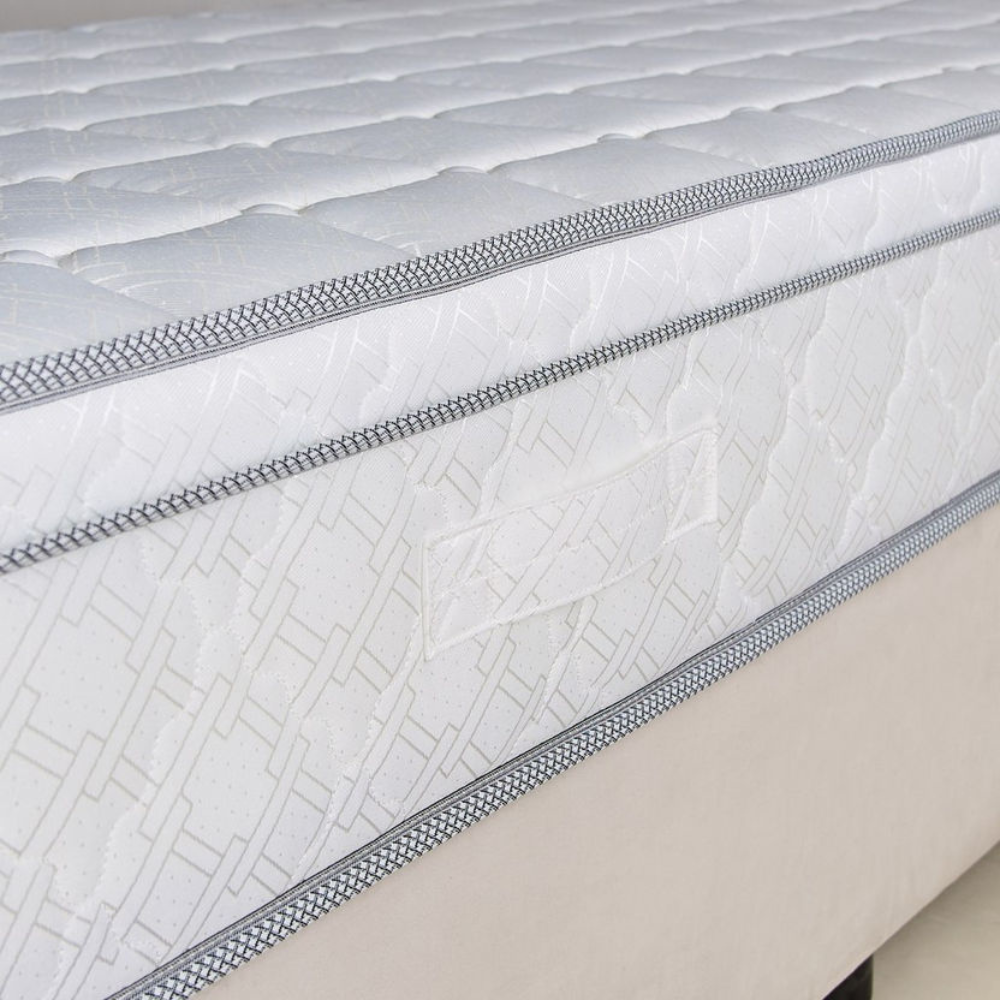Medium Firm Single Mattress with Bonnell Springs & 7-Year Warranty – 90x200 cm-GCC Home Center