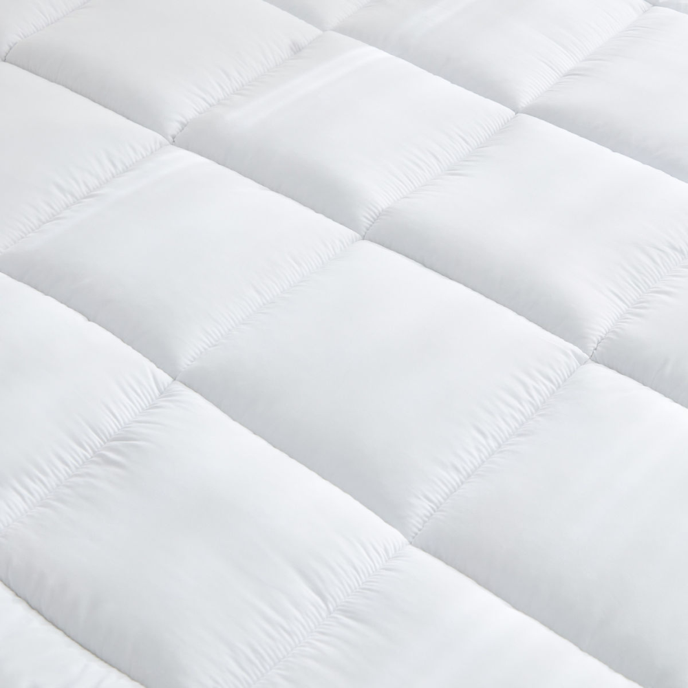 Premium Polyester Mattress Topper – Double Size, Washable, 4cm Thick-GCC Home Center