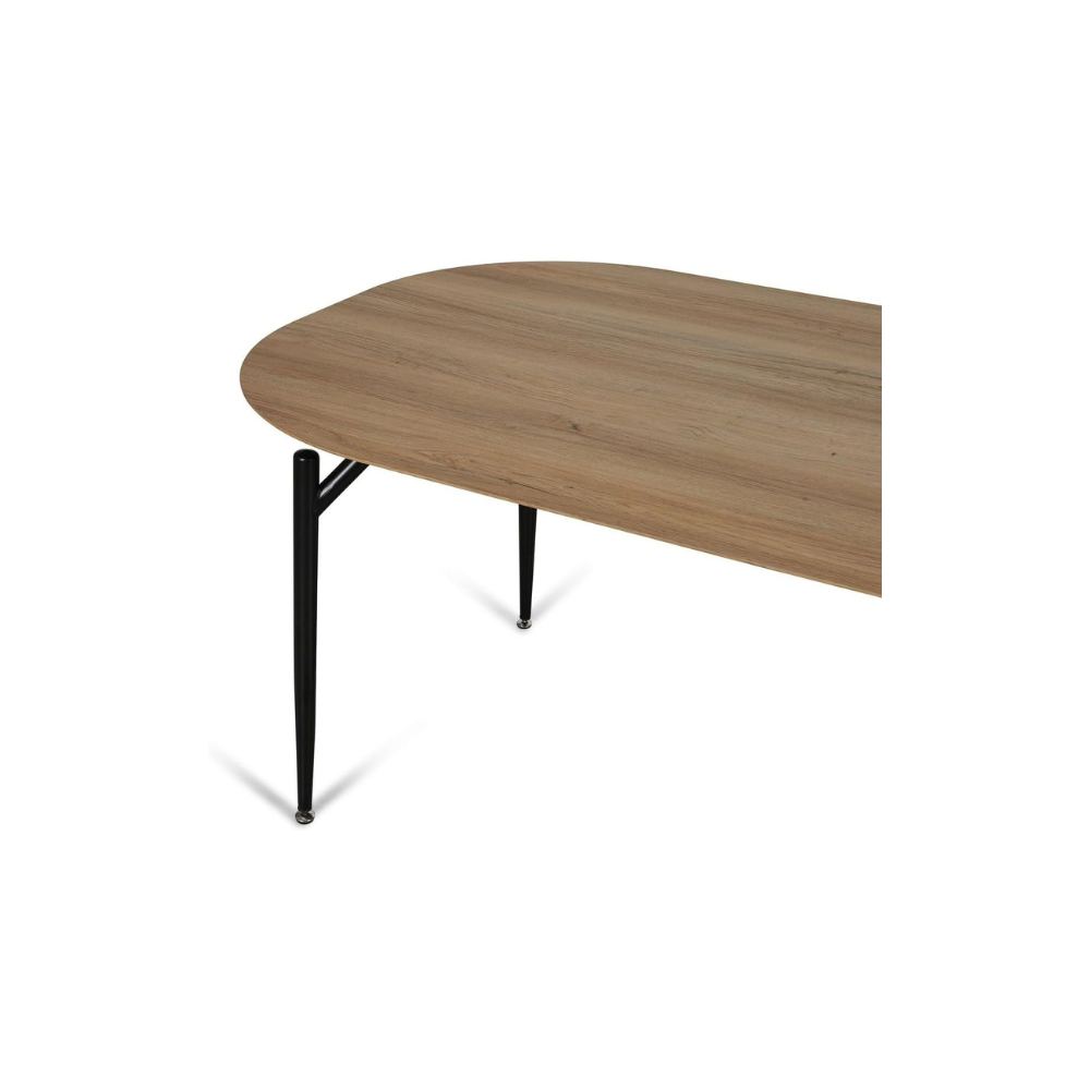 Modern Rectangular Dining Table with Sturdy Leg Base – Perfect for Everyday Dining-GCC Home Center