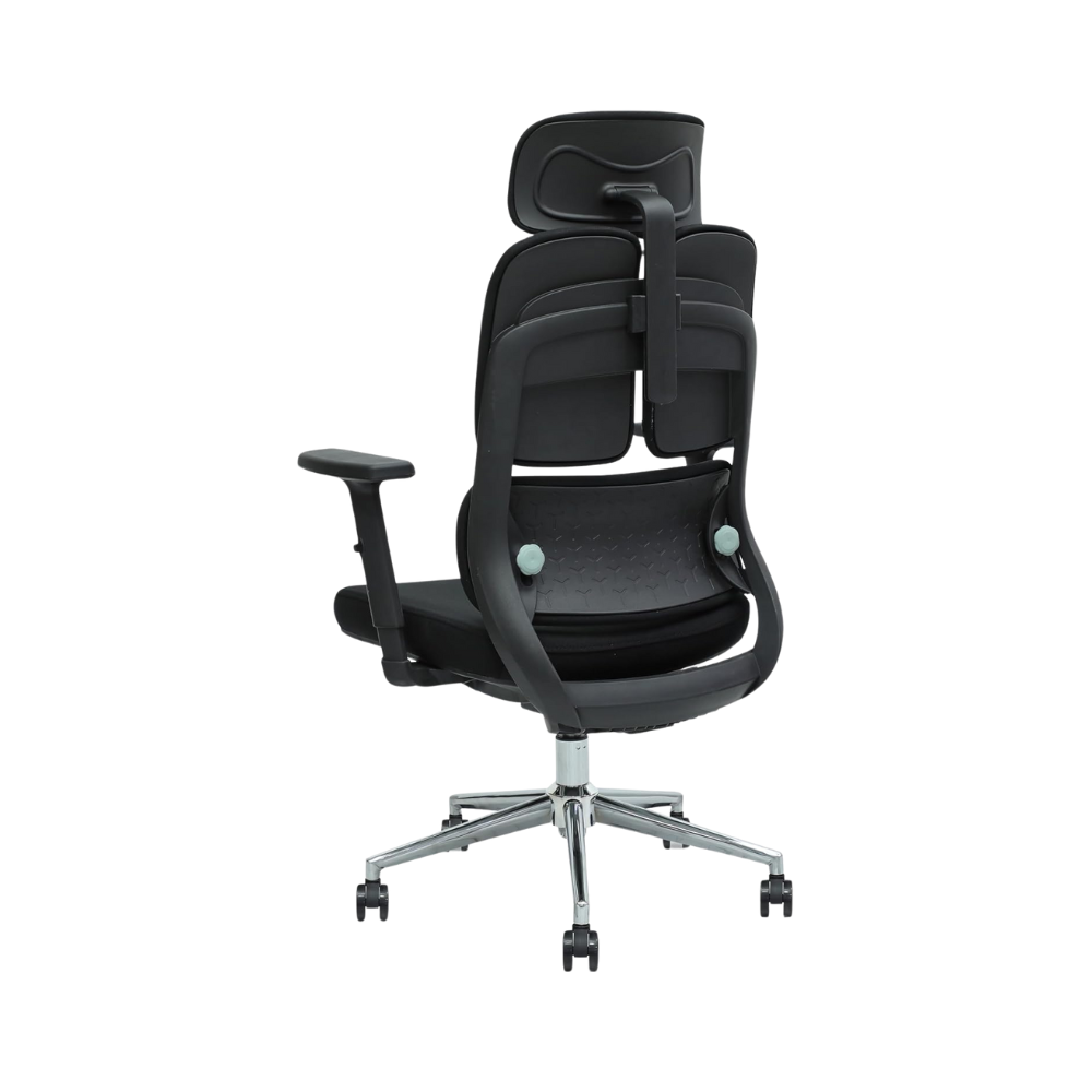 Ergonomic Mesh Computer Chair with Adjustable Height & Space-Saving Design - Comfortable Office Chair with 360° Swivel & Tilt Lock-GCC Home Center