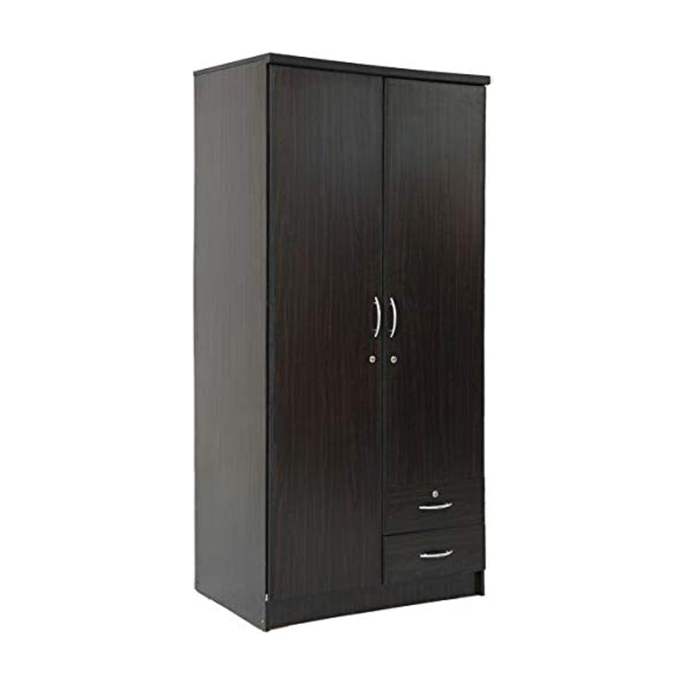 Wooden Wardrobe for Clothes Storage - Spacious 2-Door Design, DIY Assembly with Delivery Included-GCC Home Center