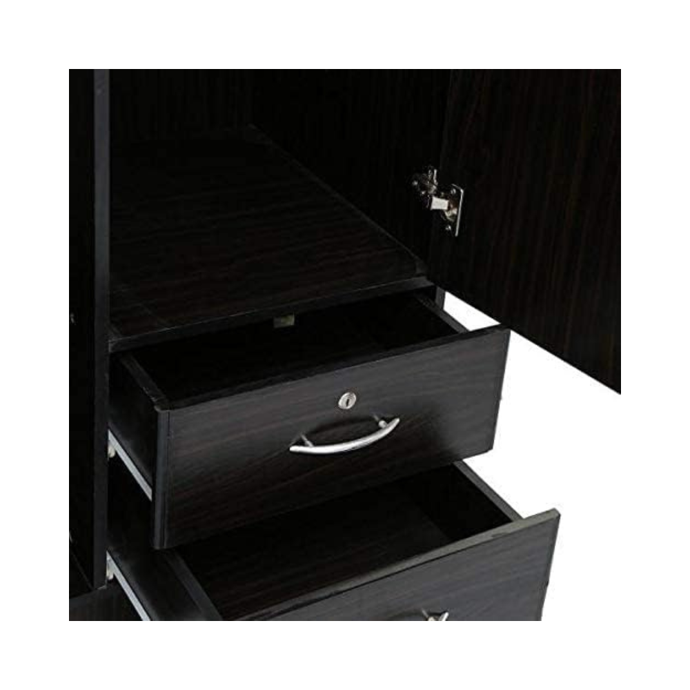 Wooden Wardrobe for Clothes Storage - Spacious 2-Door Design, DIY Assembly with Delivery Included-GCC Home Center