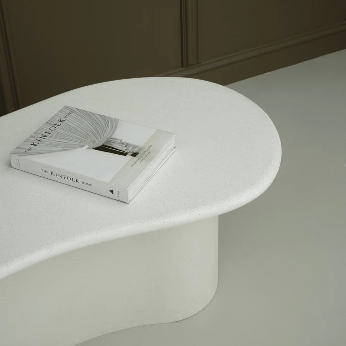 Elegant White Tone Coffee Table