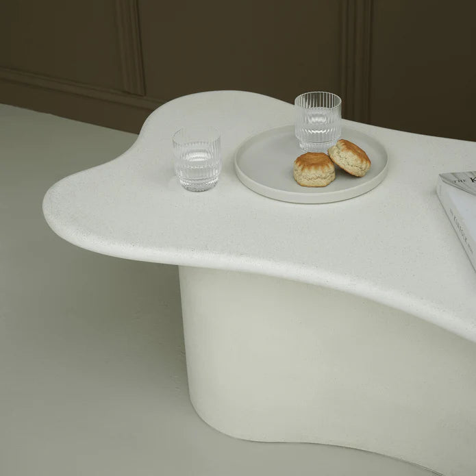 Elegant White Tone Coffee Table