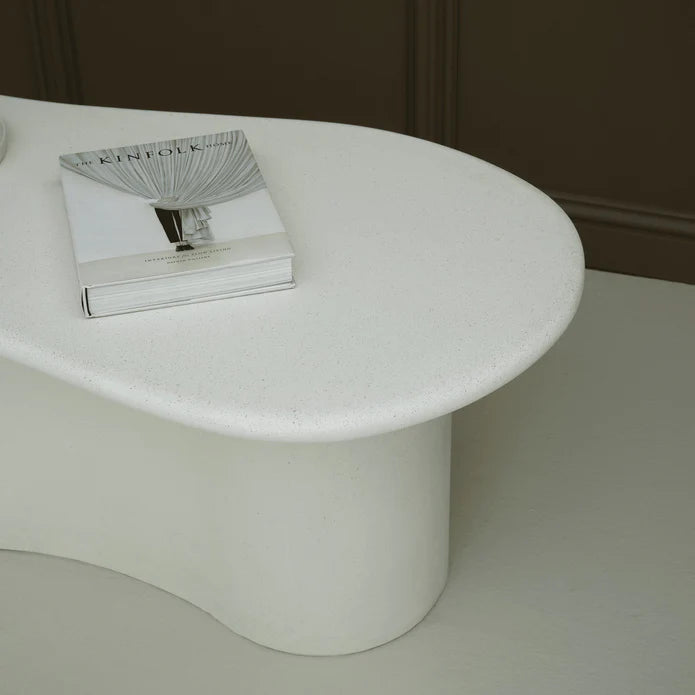 Elegant White Tone Coffee Table