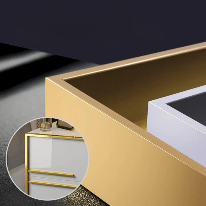 Bedside Table, Solid Wood Nightstand Table Amazing Design, Side Table 50H x 50W cm - WHITE-GCC Home Center