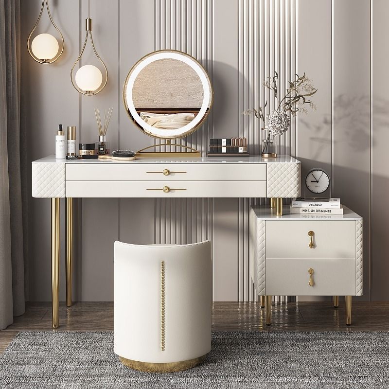 Classy Dressing Table, with Makeup Mirror, 100cm.-GCC Home Center