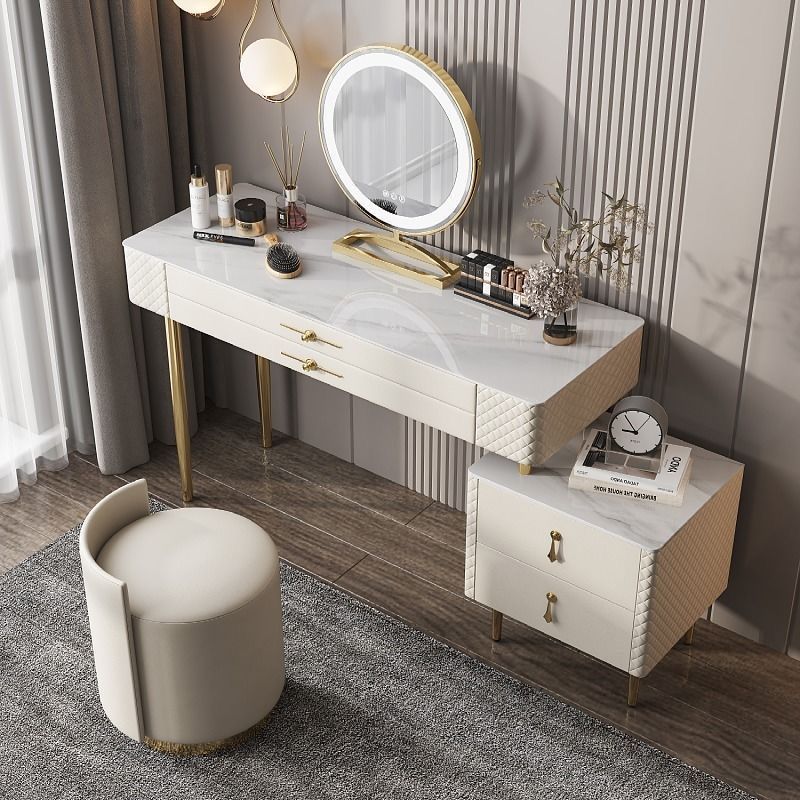 Classy Dressing Table, with Makeup Mirror, 100cm.-GCC Home Center