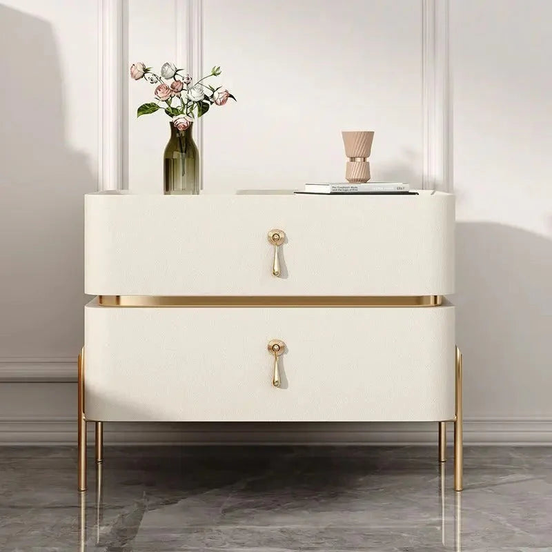 Nightstand Bedside Table, Solid Wood Bedroom Side Table-GCC Home Center