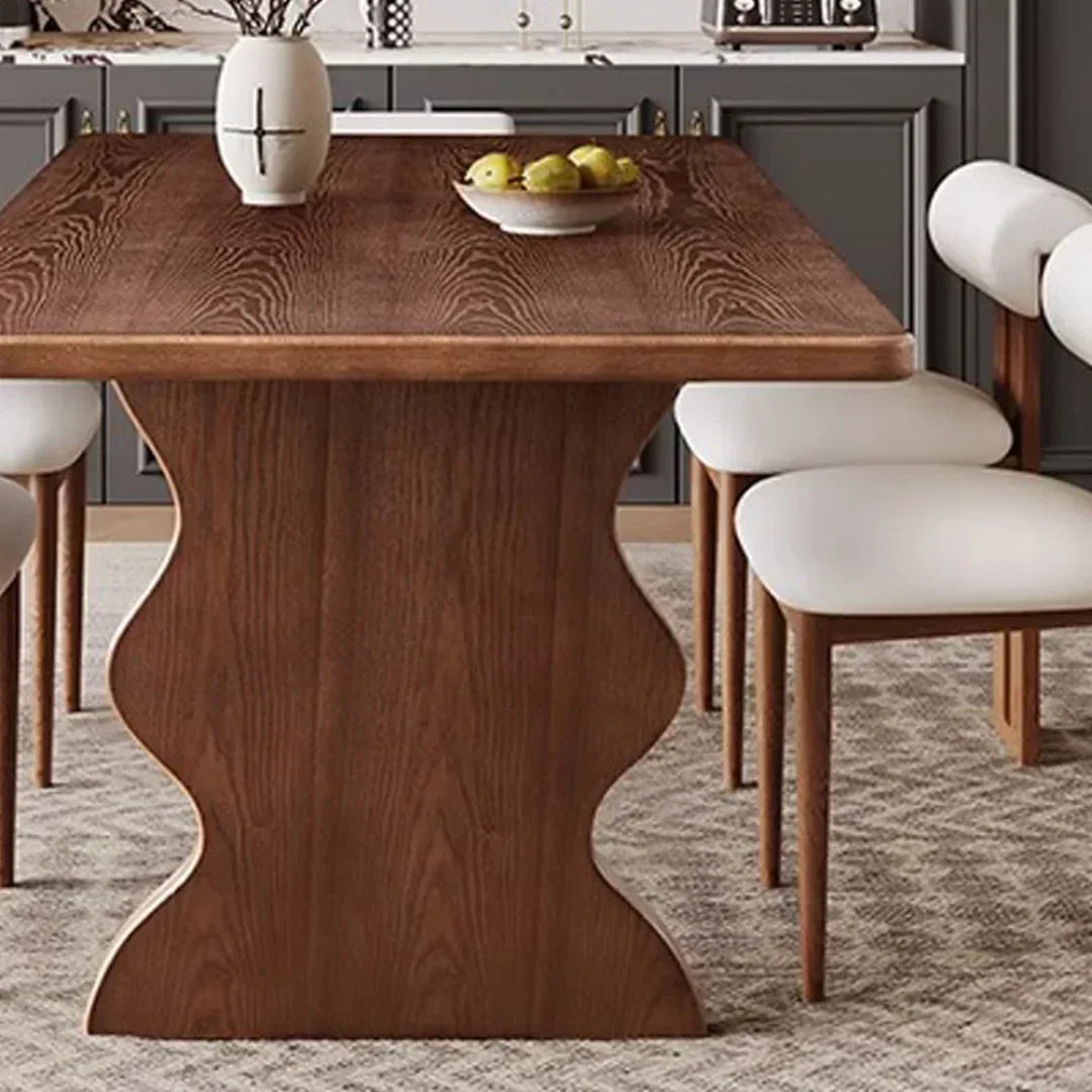 Modern Luxury Verona Wave 6 Seater Dining Set