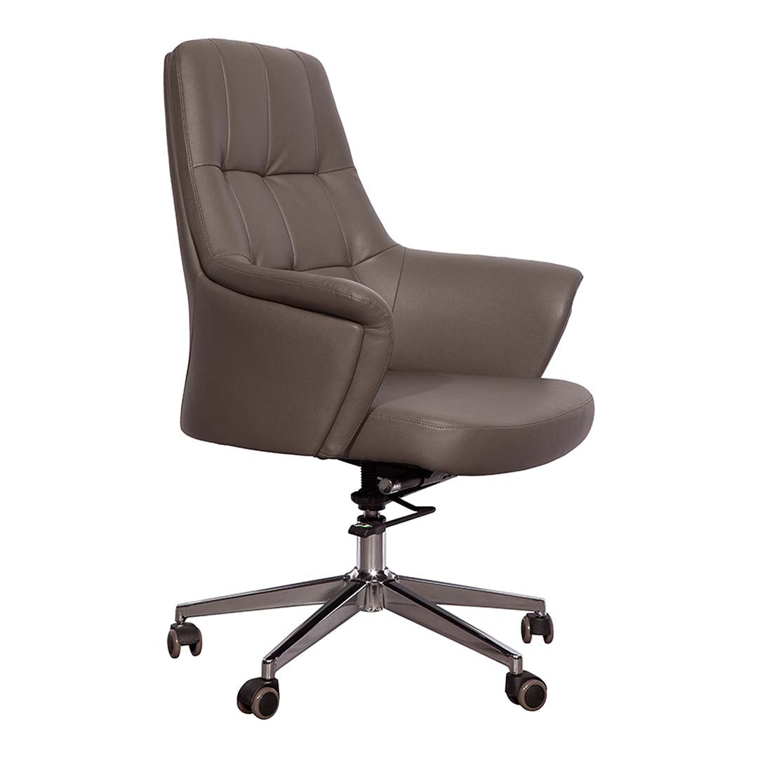 Luxury PU Leather Low Back Office Chair-GCC Home Center