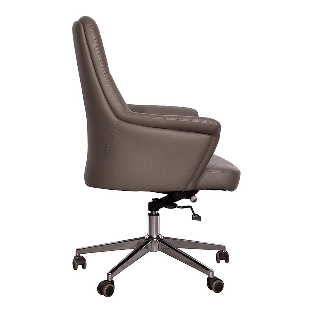 Luxury PU Leather Low Back Office Chair-GCC Home Center